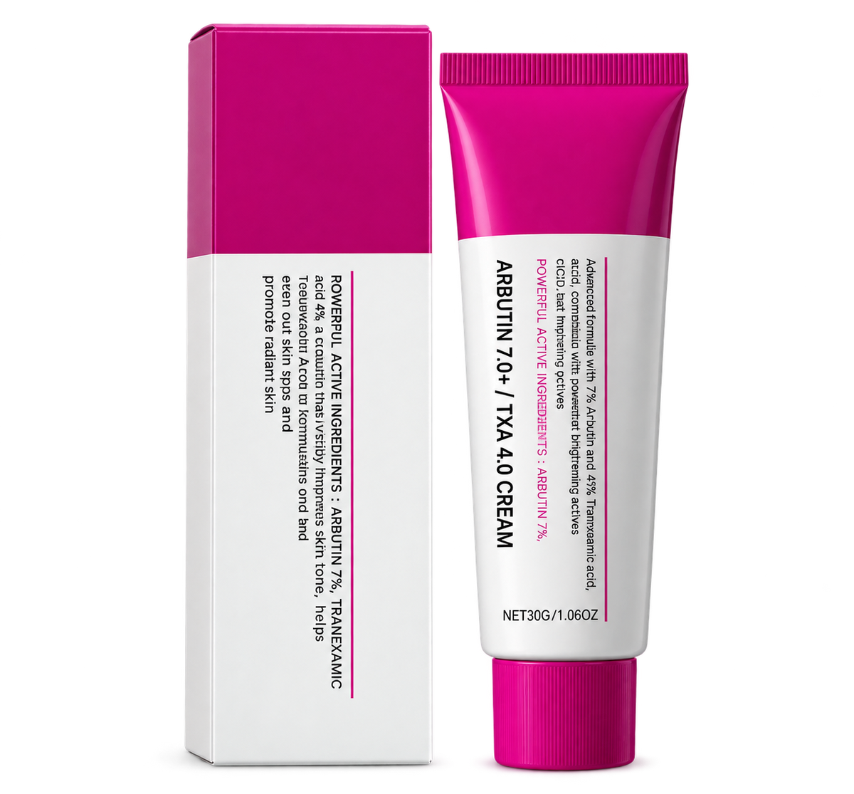 Crema Facial Iluminadora 50ML Arbutina 7% + Ácido Tranexámico 4%